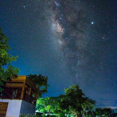 Chablé stargazing